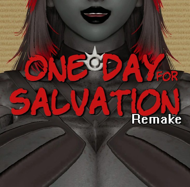 Cover art for One Day For Salvation [REMAKE] [FREE] v1.6, an adult visual novel by Abbys_Cat