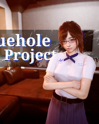 Cover art for Bluehole Project by AhuAhi — adult visual novel