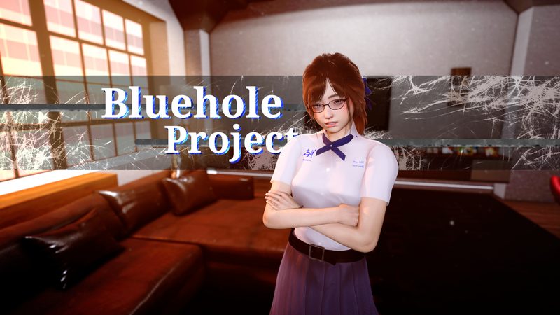 Cover art for Bluehole Project v1.2, an adult visual novel by AhuAhi