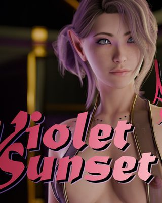 Cover art for Violet Sunset (Lythe Conversation Update) by AnnaSeries — adult visual novel