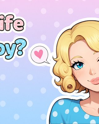 Cover art for My Tradwife is a Femboy? by Bonkcade — adult visual novel