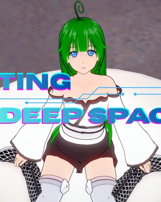 Cover art for Dating in Deep Space by BubbleGumKnight — adult visual novel