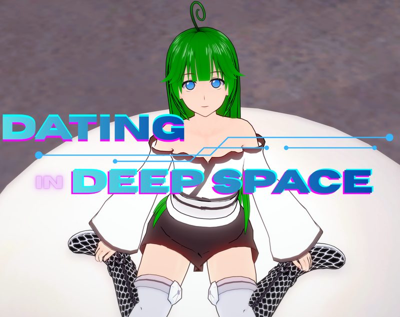 Cover art for Dating in Deep Space v0.4, an adult visual novel by BubbleGumKnight