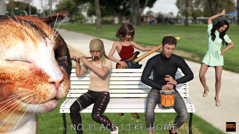 Cover art for No Place Like Home, an adult visual novel by Burst Out Games