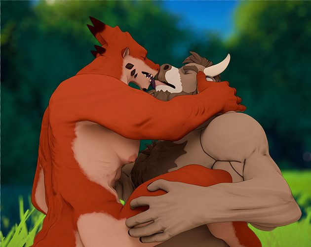 Cover art for Rivencliff: Sunbath v1.1.4, an adult visual novel by Buru, The Bull