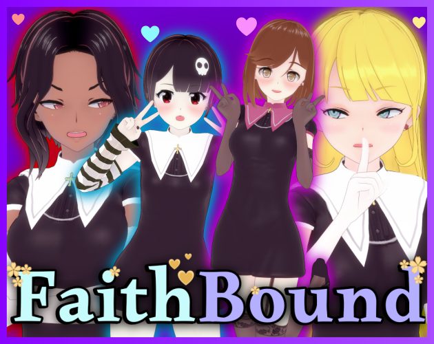 Cover art for FaithBound v1.10, an adult visual novel by D-R-69