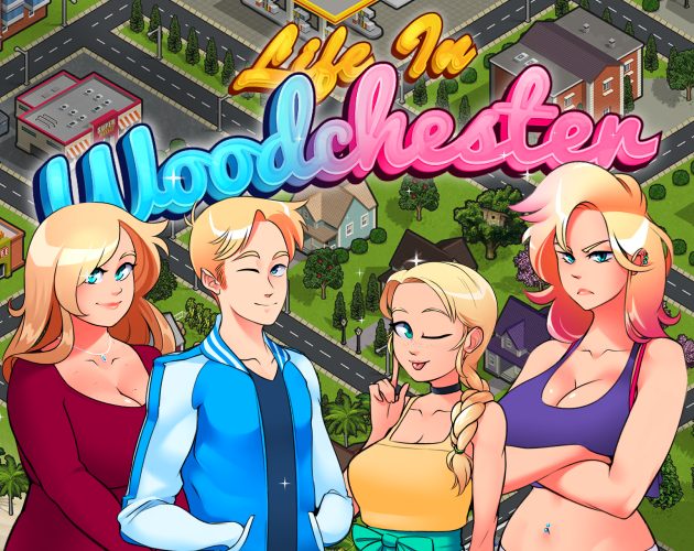 Cover art for Life in Woodchester, an adult visual novel by Dirty Sock Games