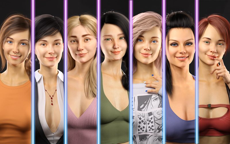 Cover art for University of Problems v1.8.5, an adult visual novel by DreamNow