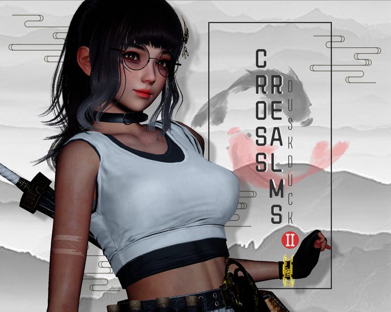 Cover art for Cross Realms v0.4.1, an adult visual novel by DuskDuck
