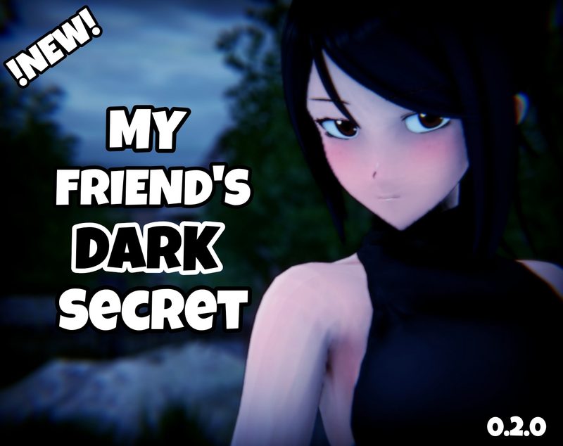Cover art for My Friend's Dark Secret v0.2, an adult visual novel by El Kaiser