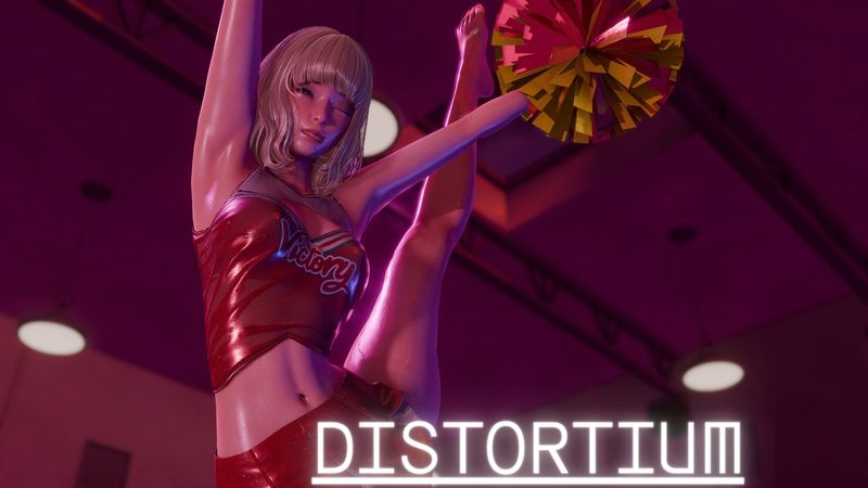 Cover art for Distortium v0.2.3, an adult visual novel by Electrozinhu