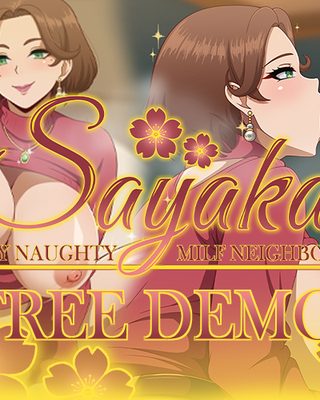 Cover art for Sayaka: My Naughty Milf Neighbor Demo Browser/PC by erebeta — adult visual novel