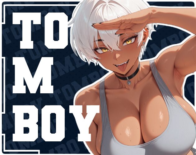 Cover art for Tomboy Dasha Demo, an adult visual novel by eroverse_st