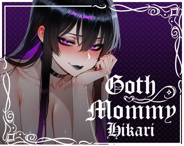 Cover art for Goth Mommy Hikari, an adult visual novel by eroverse_st