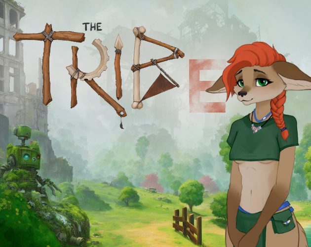 Cover art for The Tribe v0.2.5, an adult visual novel by Foxyghost