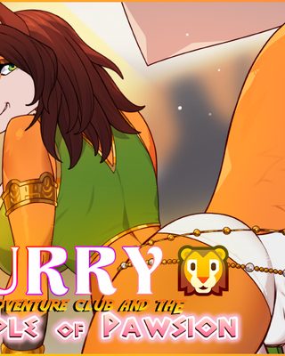 Cover art for Furry Adventure Club and the Temple of Pawsion 🐱 by Furry Dreams Lab — adult visual novel
