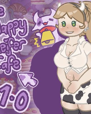 Cover art for The Happy Heifer Cafe — adult visual novel