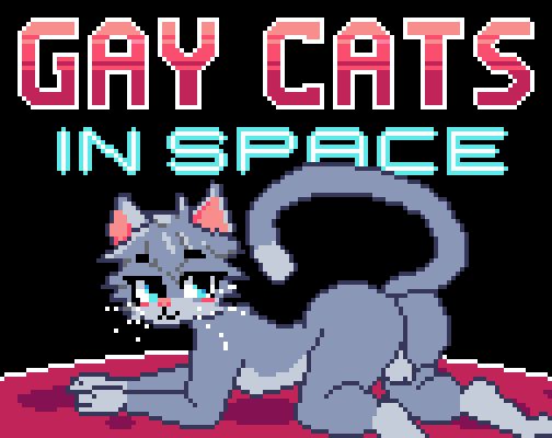 Cover art for Gay Cats in Space, an adult visual novel by Gay Cats in Space Dev