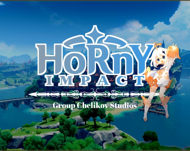 Cover art for Horny Impact v0.1.0p, an adult visual novel by Group Chelikov studios