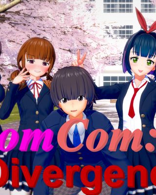 Cover art for RomCom: Divergence by Haptales — adult visual novel
