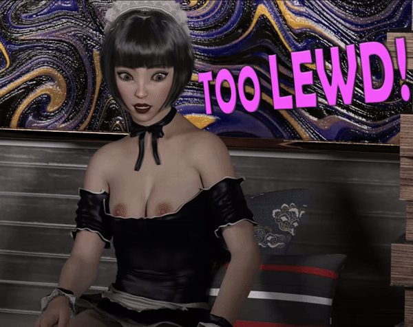 Cover art for Too Lewd, an adult visual novel by Heedless
