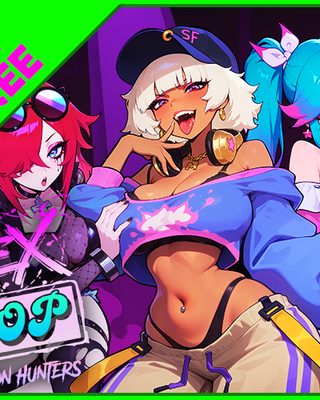 Cover art for Sex-Pop Demon Hunters - PLAY FOR FREE by Horny Capybara Games — adult visual novel