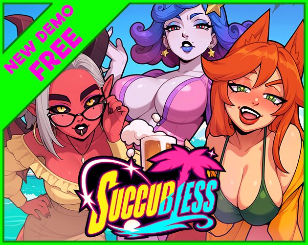 Cover art for 😈 Succubless - New 5th Demo FOR FREE 🔥, an adult visual novel by Horny Capybara Games