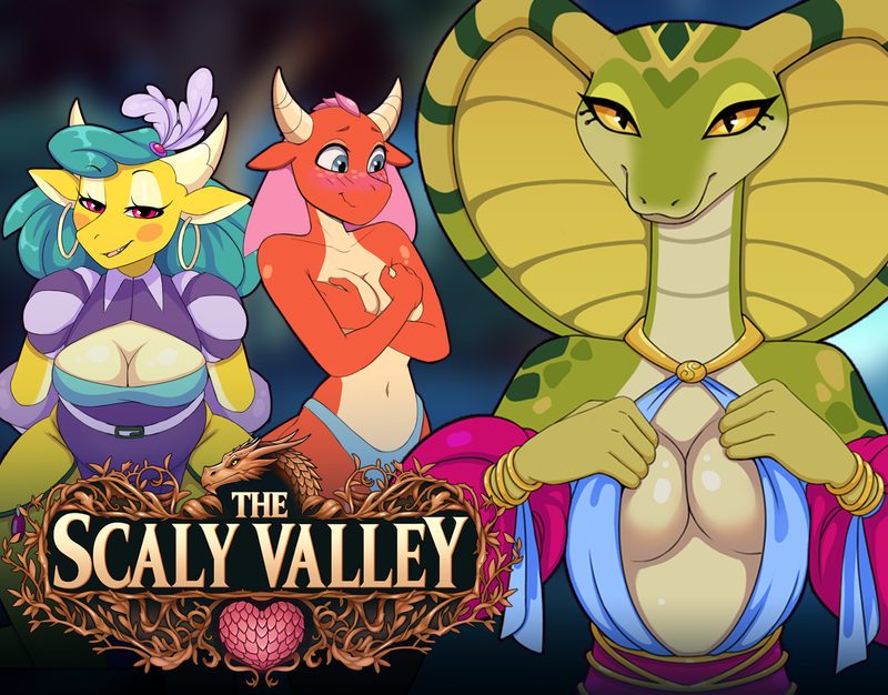 Cover art for The Scaly Valley v0.2.2, an adult visual novel by Igazella