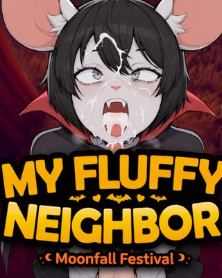 Cover art for My Fluffy Neighbor: Moonfall Festival by InvisibleCactus — adult visual novel