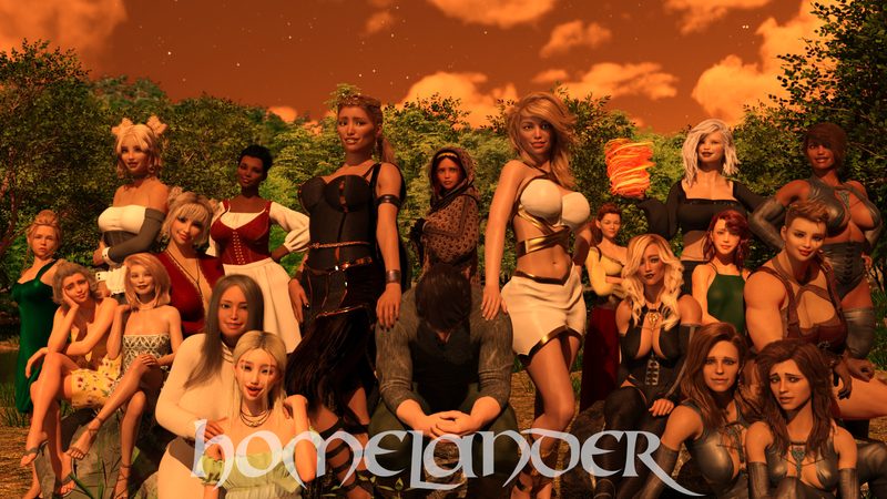 Cover art for Homelander v2.4, an adult visual novel by Jabbonk Games