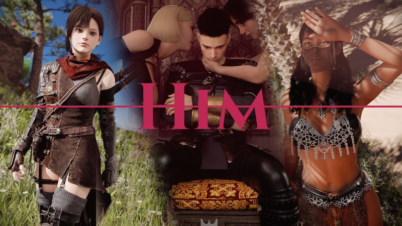 Cover art for Him v0.4.2, an adult visual novel by Kabuki