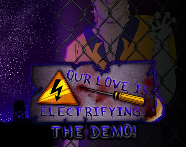 Cover art for Our Love is Electrifying (THE DEMO) v1.4, an adult visual novel by KactiiKitty