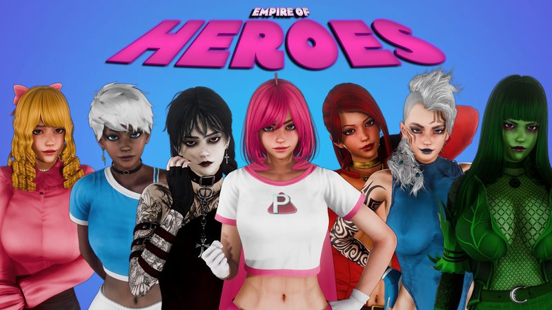 Cover art for Empire of Heroes, an adult visual novel by Lucyfar