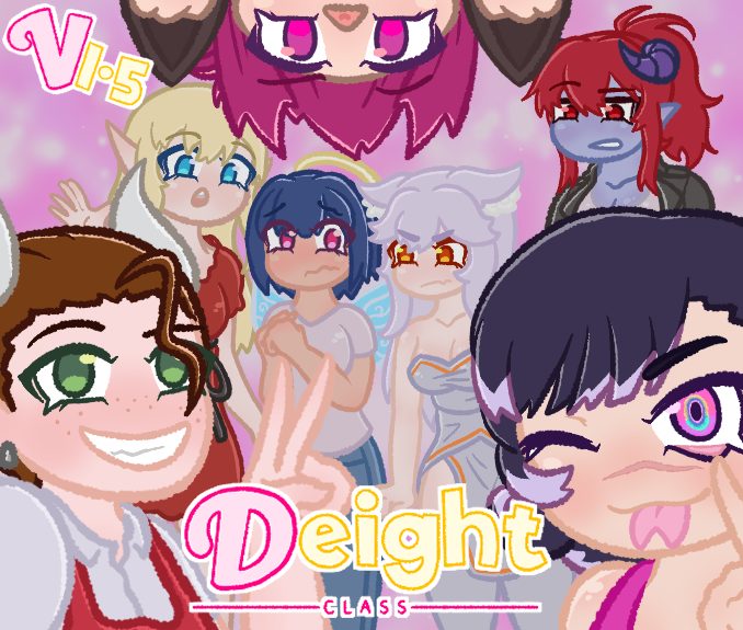 Cover art for Deight Class v1.5, an adult visual novel by LucyHeartFeelEeya