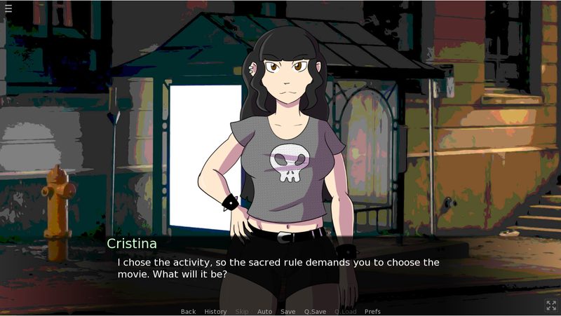 Cover art for Dating Cristina (Vore Game) v0.2, an adult visual novel by M0b1