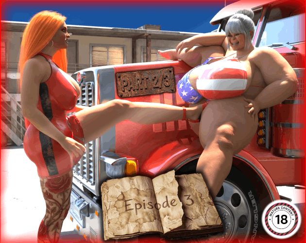 Cover art for 💋🎮🔞 MILFMUSICAL – Episode 3: CONDRA SUPER HEAVYWEIGHT!!  PART 2/3🔞💋🎵, an adult visual novel by milfmusical