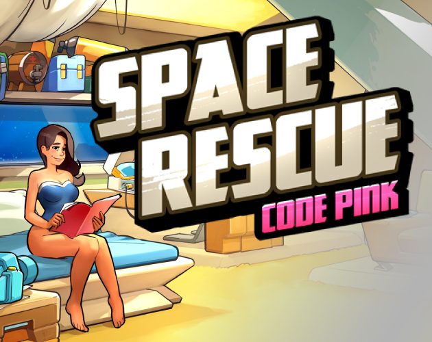 Cover art for Space Rescue: Code Pink v2.0, an adult visual novel by MoonfishGames