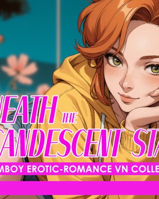 Cover art for Beneath the Incandescent Stars by MoonSocks-Dev — adult visual novel