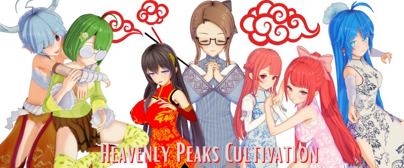 Cover art for Heavenly Peaks Cultivation v2.98, an adult visual novel by My Big Little Brother