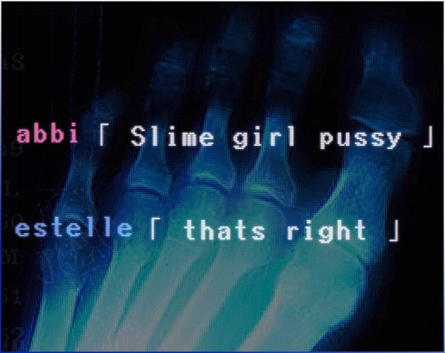 Cover art for 「 slime feet」 v1.0.0, an adult visual novel by nadia nova