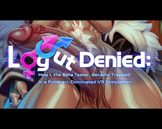 Cover art for Logout Denied: How I, the Beta Tester, Became Trapped in a Futanari-Dominated VR Simulation v0.2, an adult visual novel by NaughtyMosquito