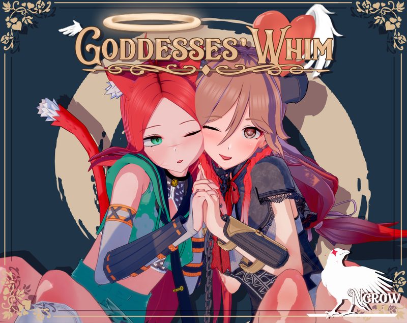 Cover art for Goddesses' Whim v0.4.5, an adult visual novel by Ncrow