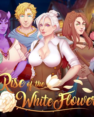 Cover art for Rise of the White Flower by Necro Bunny — adult visual novel