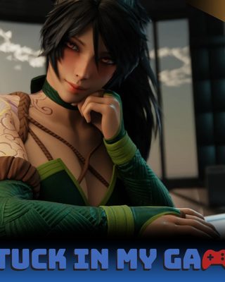 Cover art for Stuck In My Game by Niinko — adult visual novel