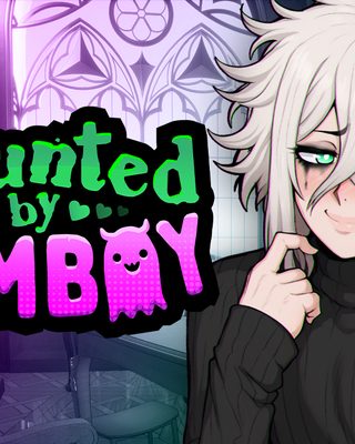 Cover art for Haunted by Femboy Demo by Nuteku | Softboi Games — adult visual novel