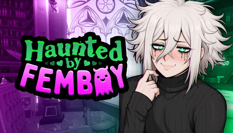 Cover art for Haunted by Femboy Demo, an adult visual novel by Nuteku | Softboi Games