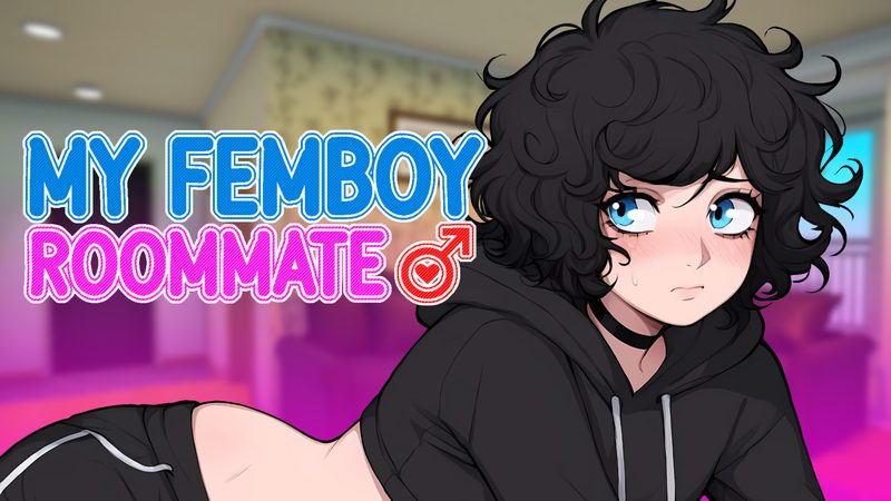 Cover art for My Femboy Roommate (Free Version), an adult visual novel by Nuteku | Softboi Games