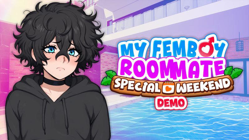 Cover art for My Femboy Roommate: Special Weekend Demo, an adult visual novel by Nuteku | Softboi Games