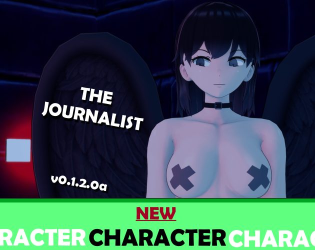 Cover art for The Journalist v0.1.2.0a, an adult visual novel by Nutty Games Studio