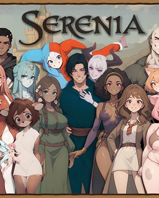 Cover art for Serenia by OffWhite Studios — adult visual novel